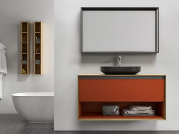 SUITE SUI02 - Wall-mounted vanity unit with drawers by Gruppo Geromin - view 2